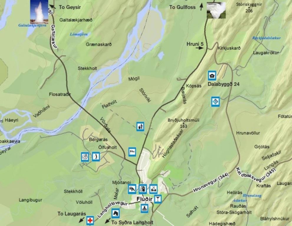 Dalabyggd Holiday Home Fludir Eksteriør bilde